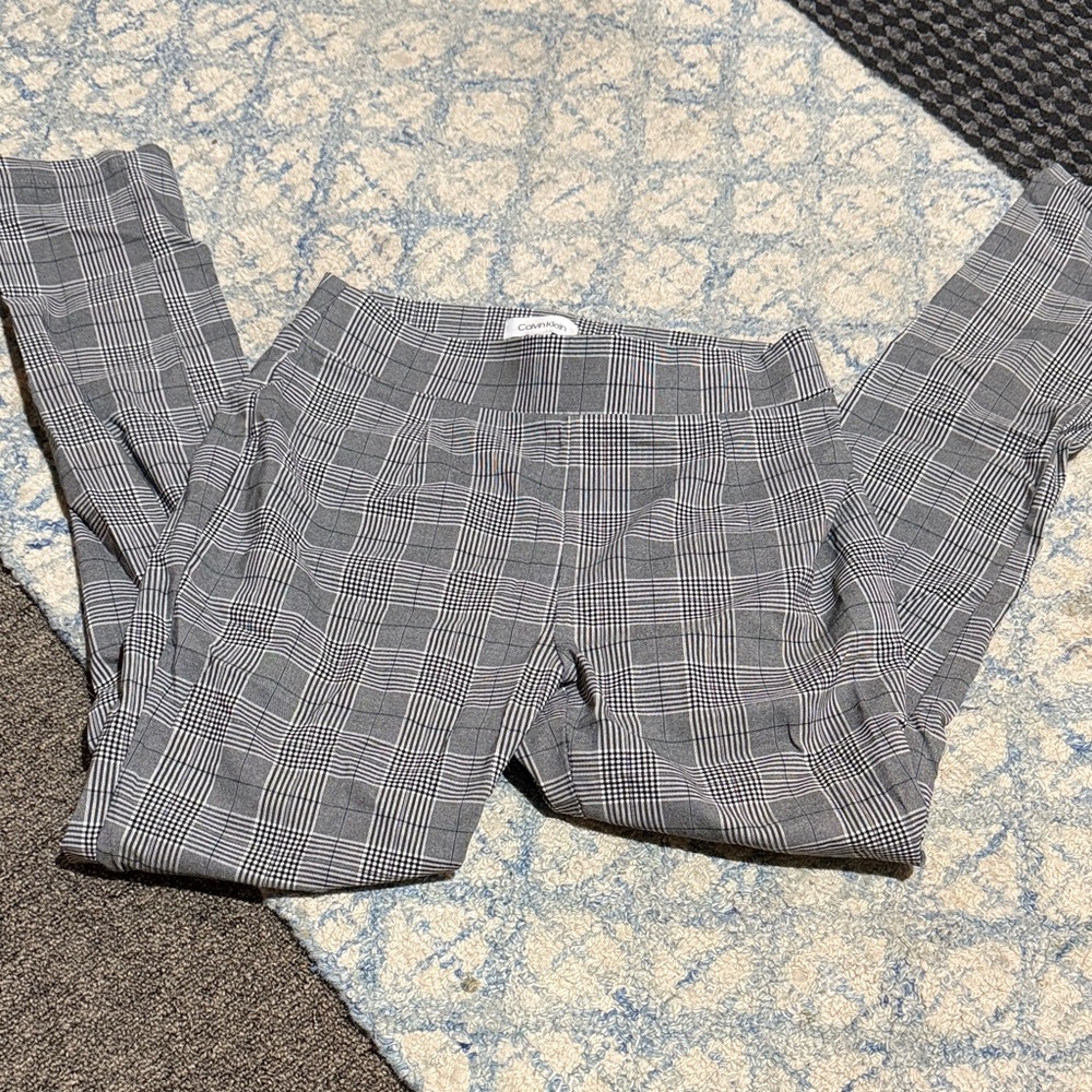 Calvin Klein spandex work pants
